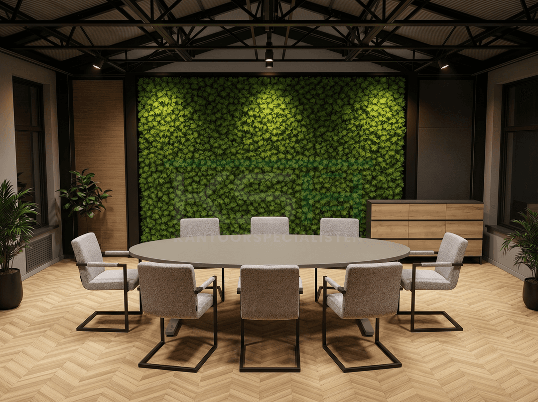 Vamo T-poot Vergadertafel Ovaal 220x110cm Aluminium - Cuando