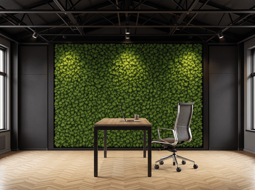 Verstelbaar Bureau Vida 4-poots 120x80cm Aluminium Midden eiken