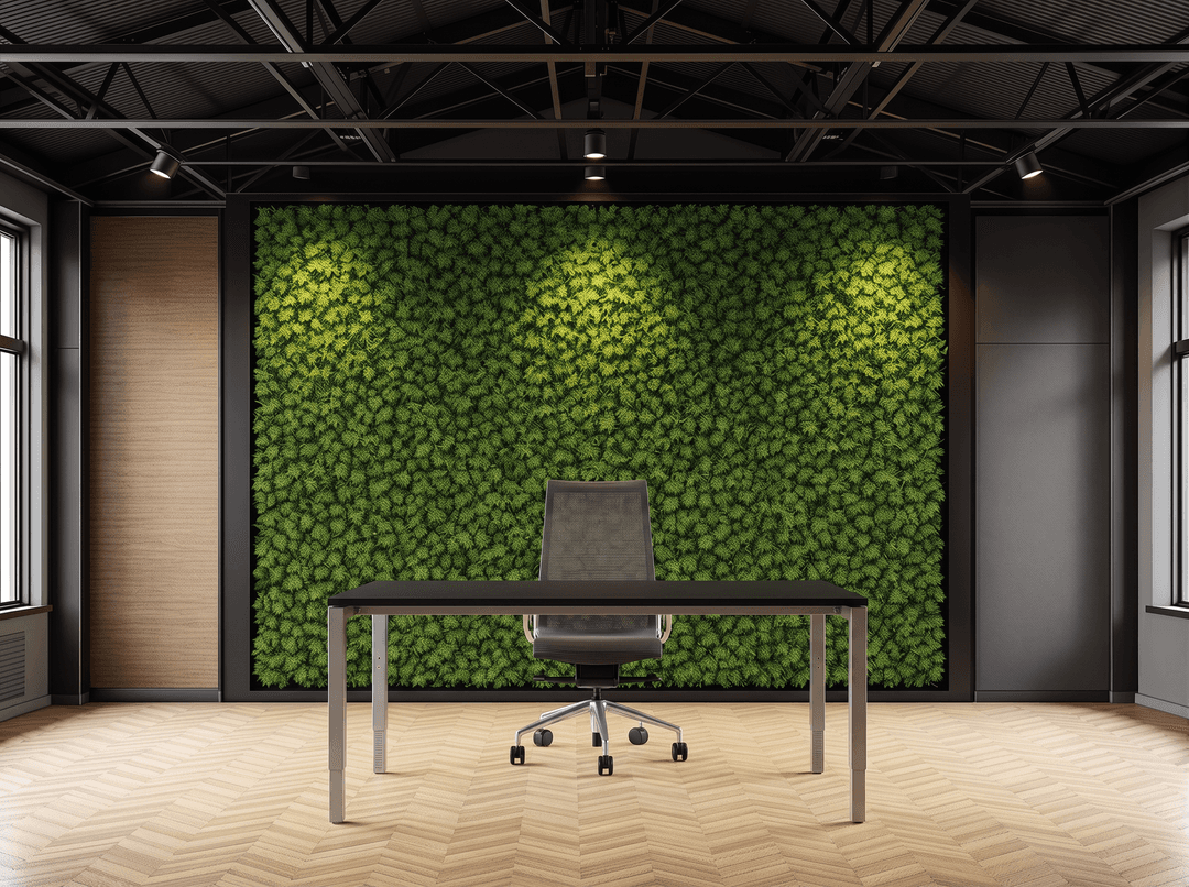 Verstelbaar Bureau Vida 4-poots 200x80cm Aluminium Zwart