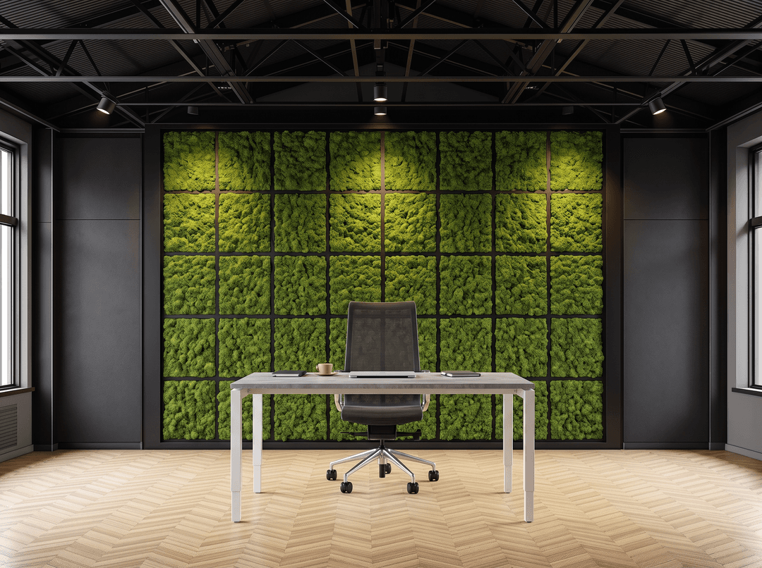 Verstelbaar Bureau Vida 4-poots 120x60cm Wit Oxyd