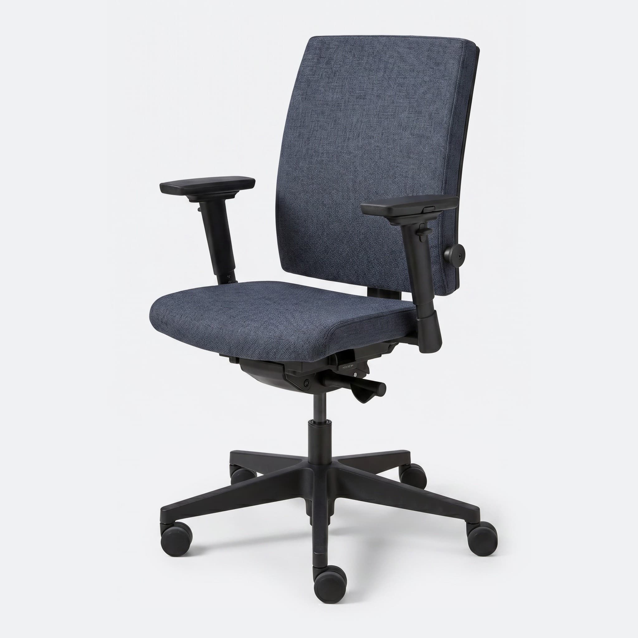 Ergonomische bureaustoel 'Como' — Donkerblauw