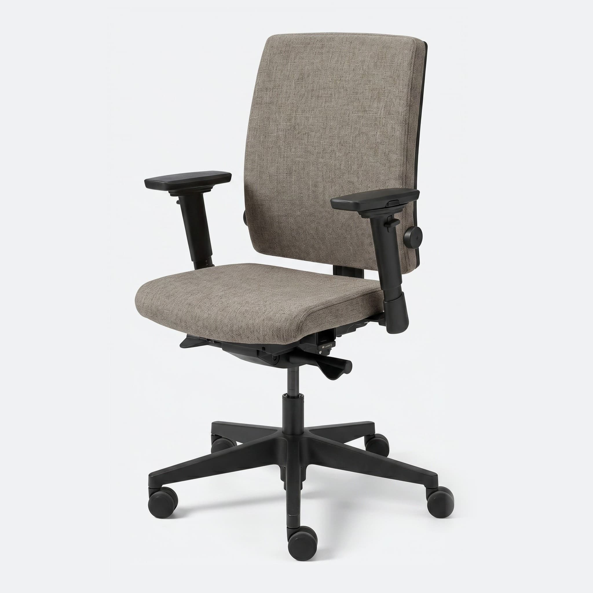 Ergonomische bureaustoel 'Como' — Taupe