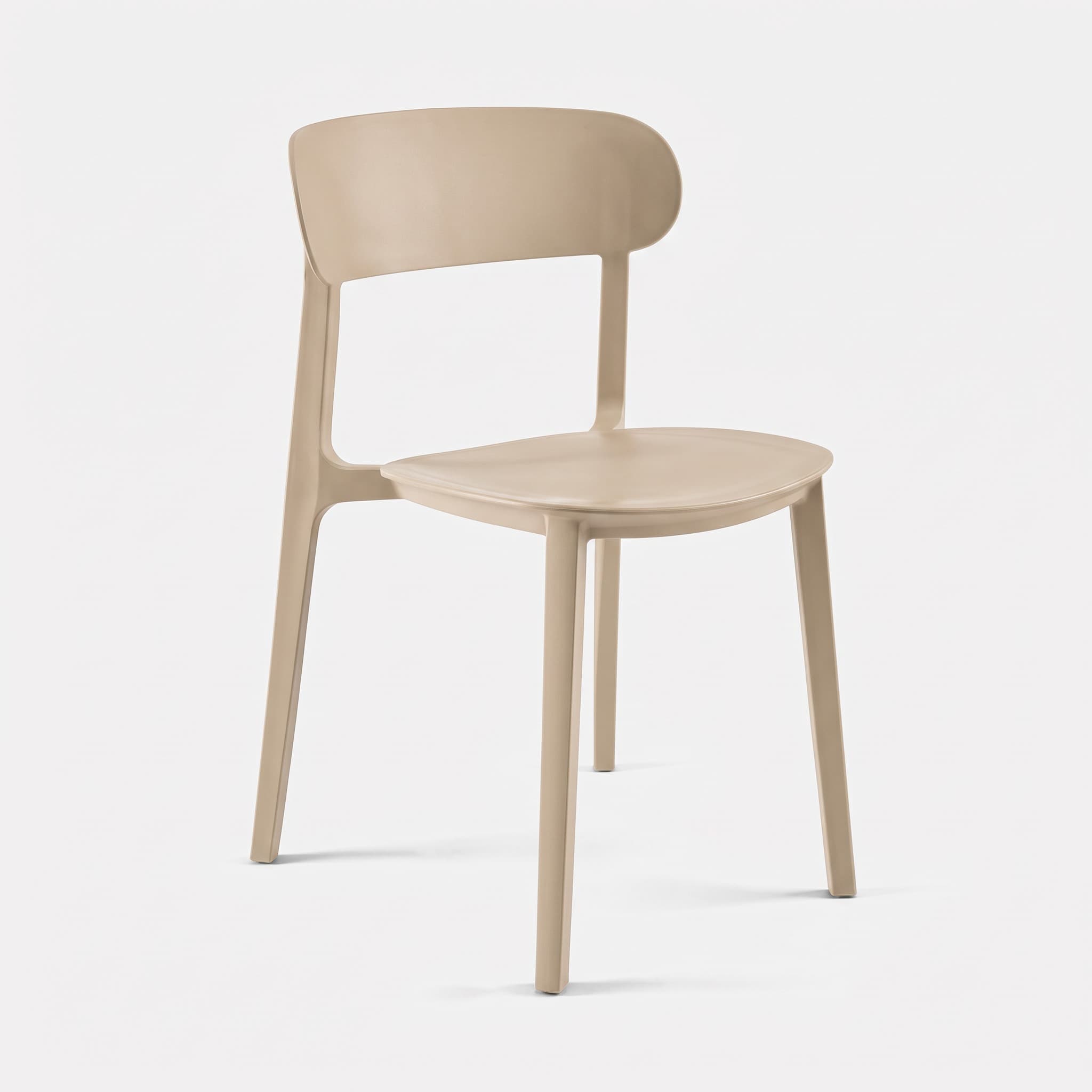 Kantinestoel 'Lex' — Beige