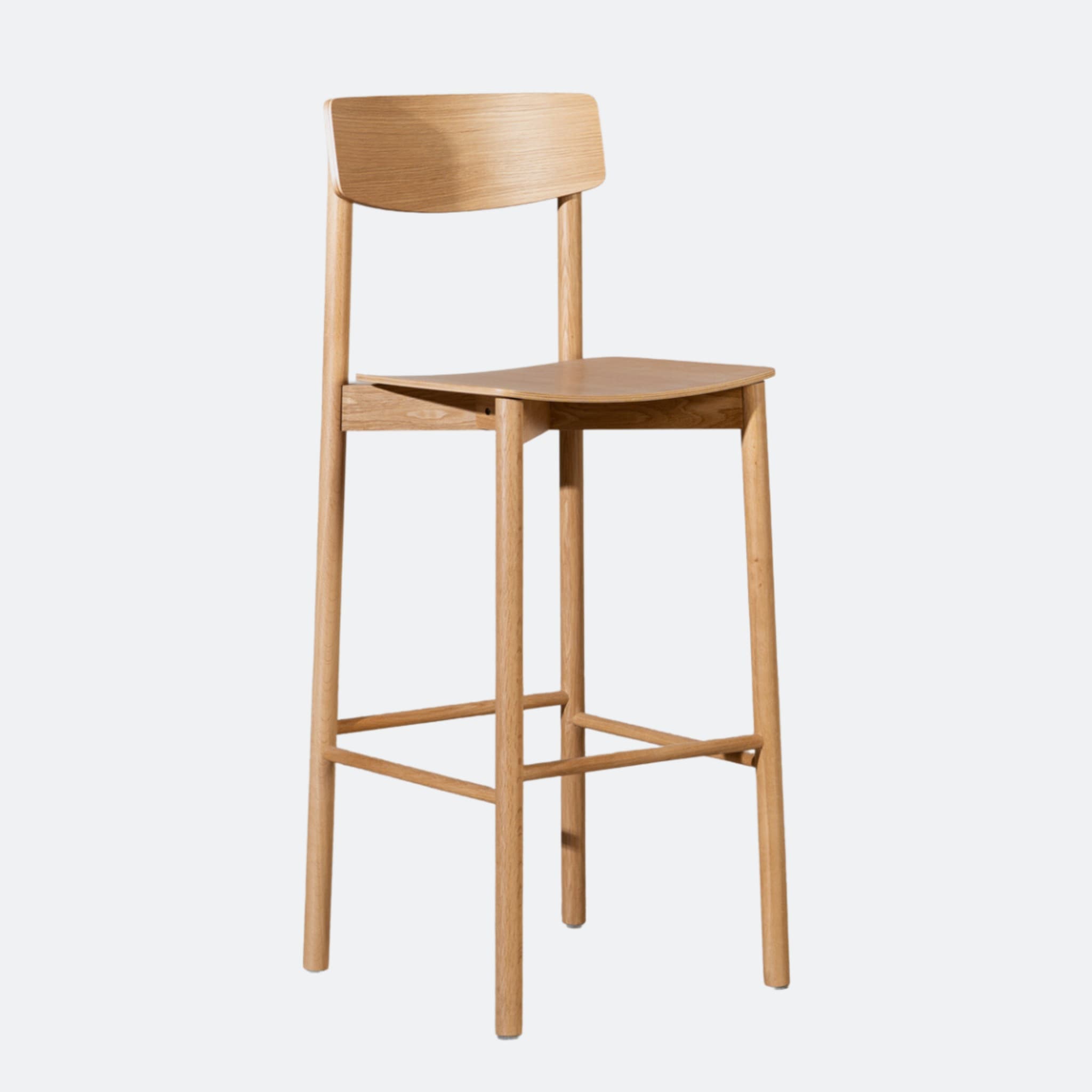 Barkruk 'Julia' — Naturel eiken
