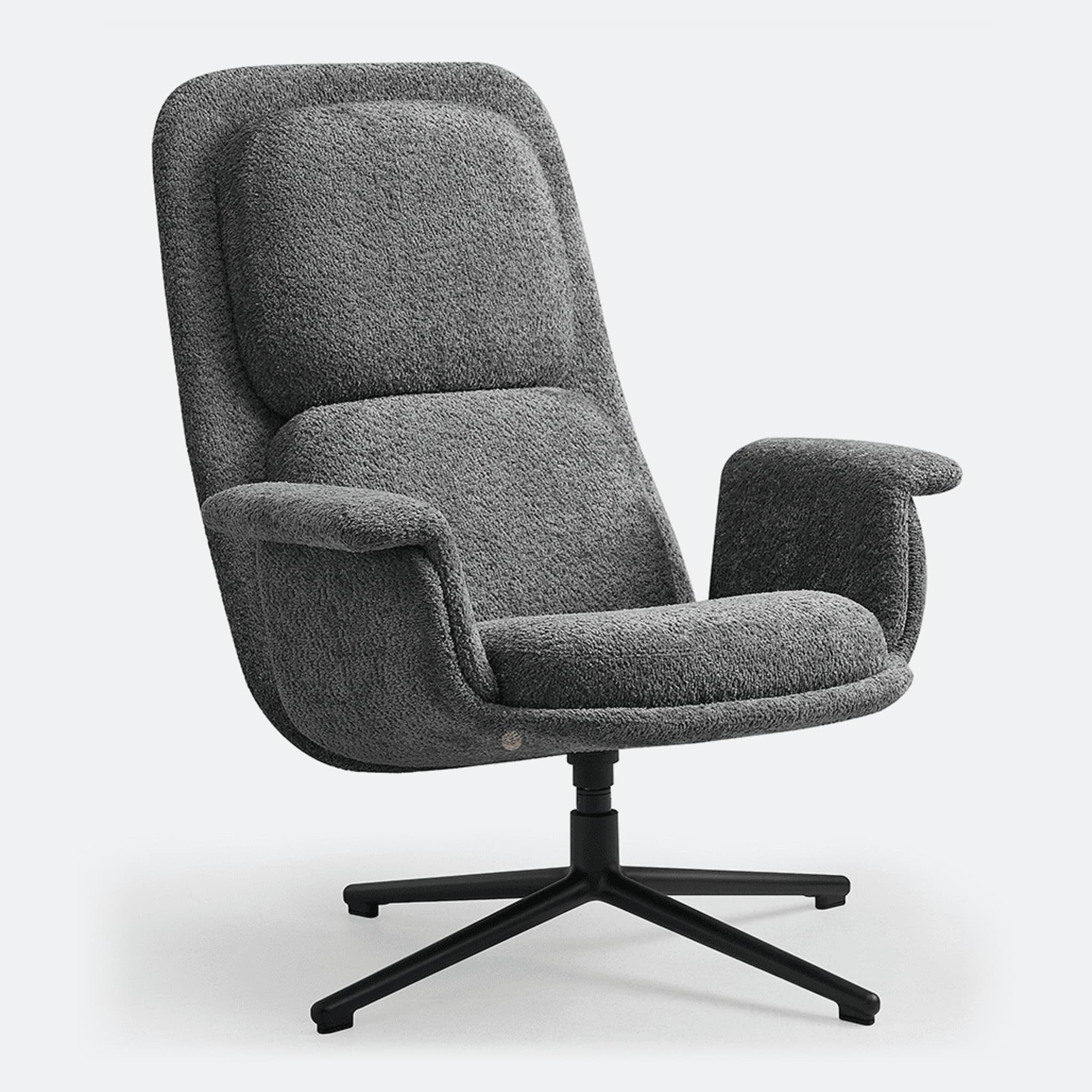 Loungefauteuil 'Noor' — Grijs