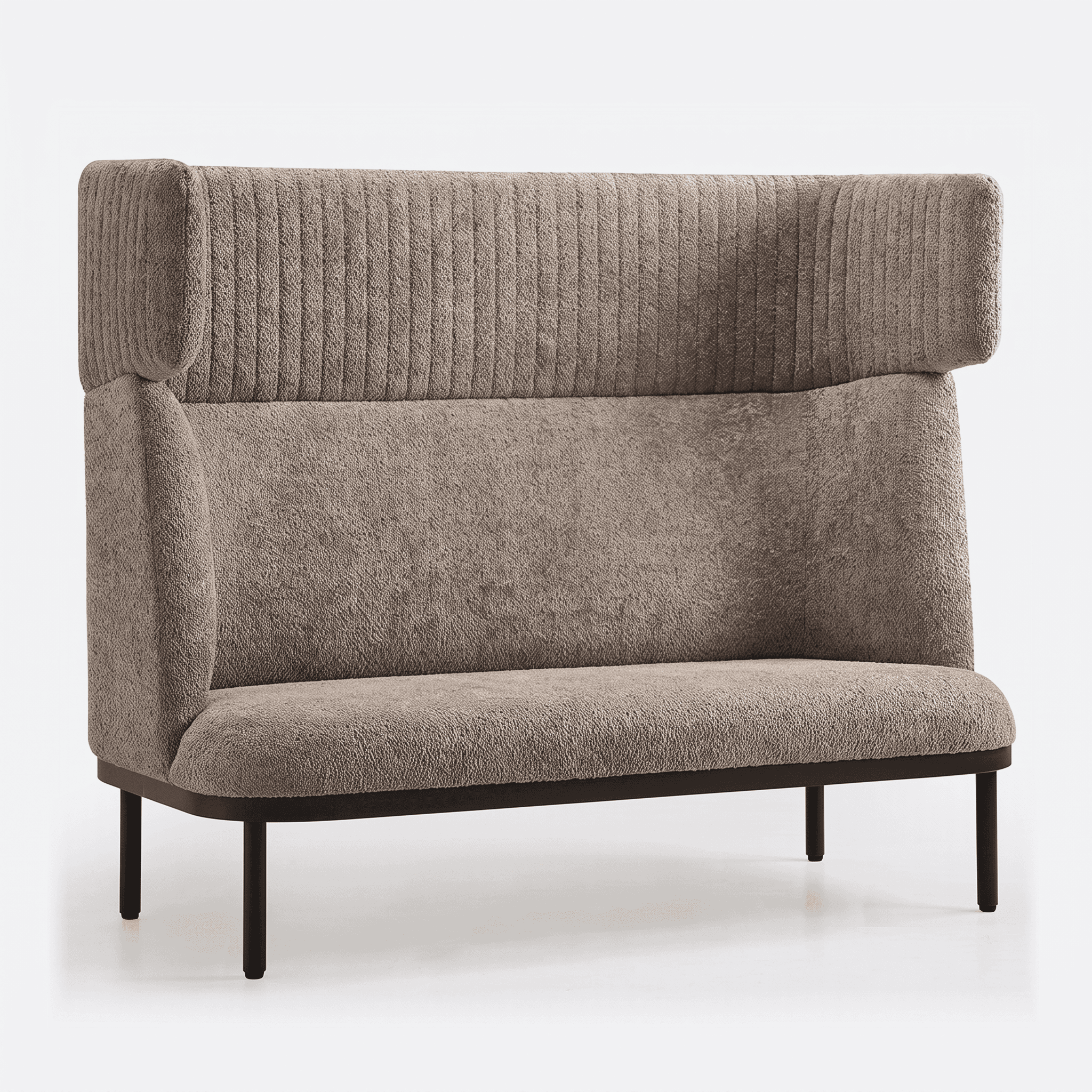 Akoestische loungebank 'Silke' — Beige