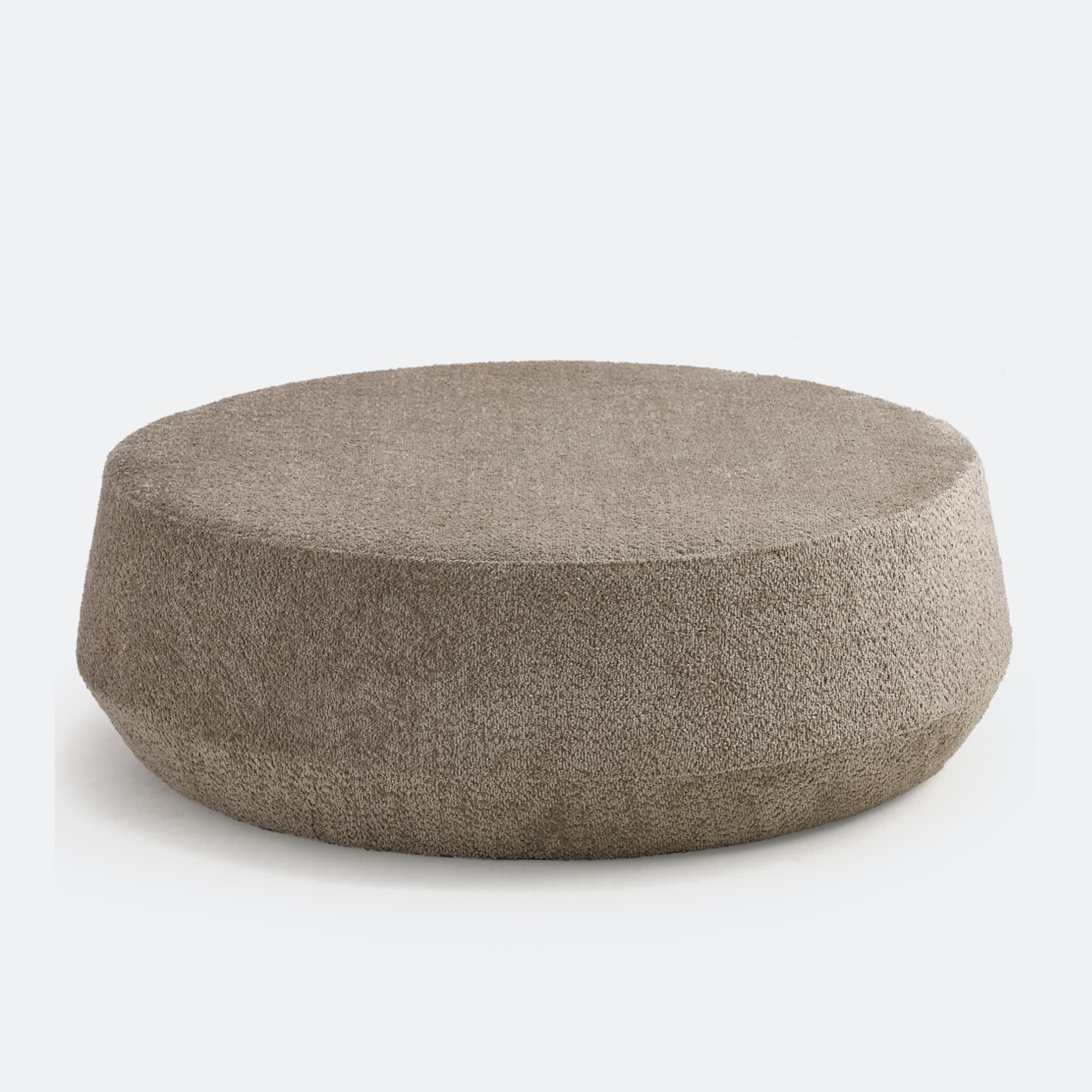 Loungepoef 'Puck' Groot – Beige