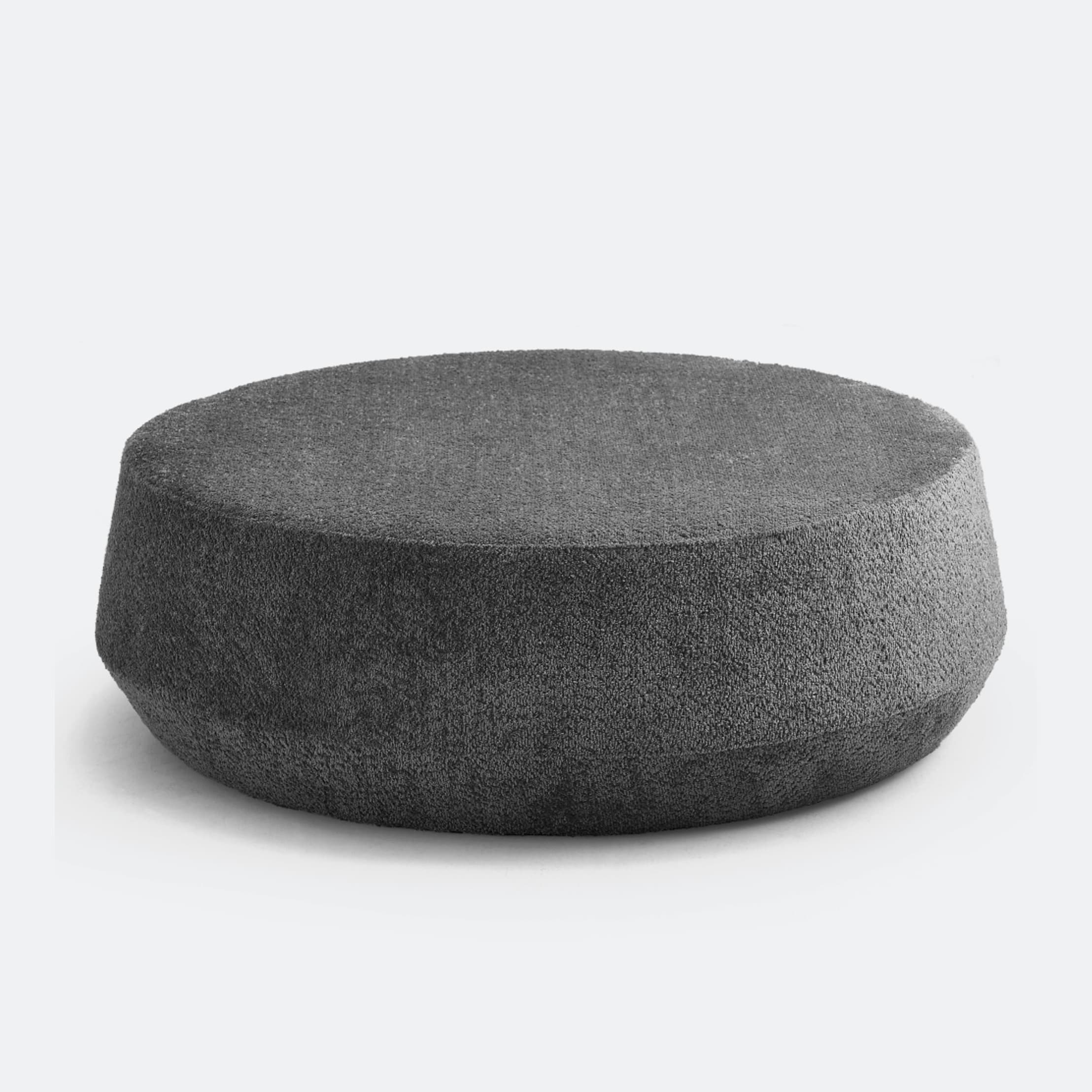 Loungepoef 'Puck' Groot – Grijs
