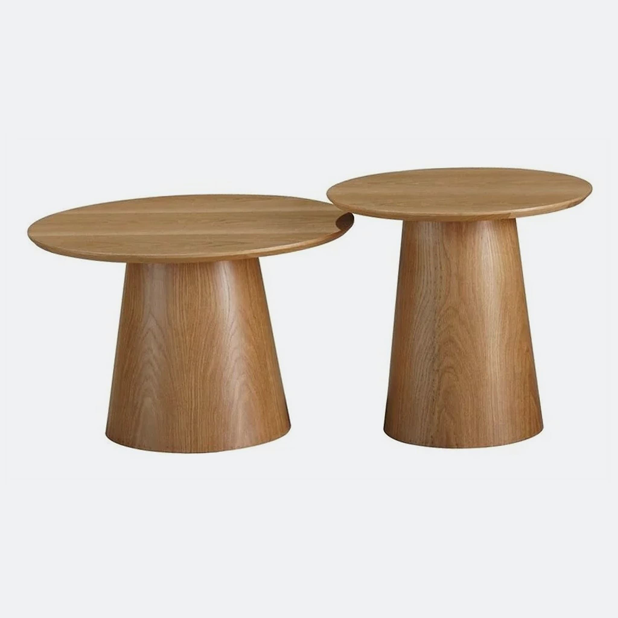 Salontafelset 'Bo' — Blank eiken