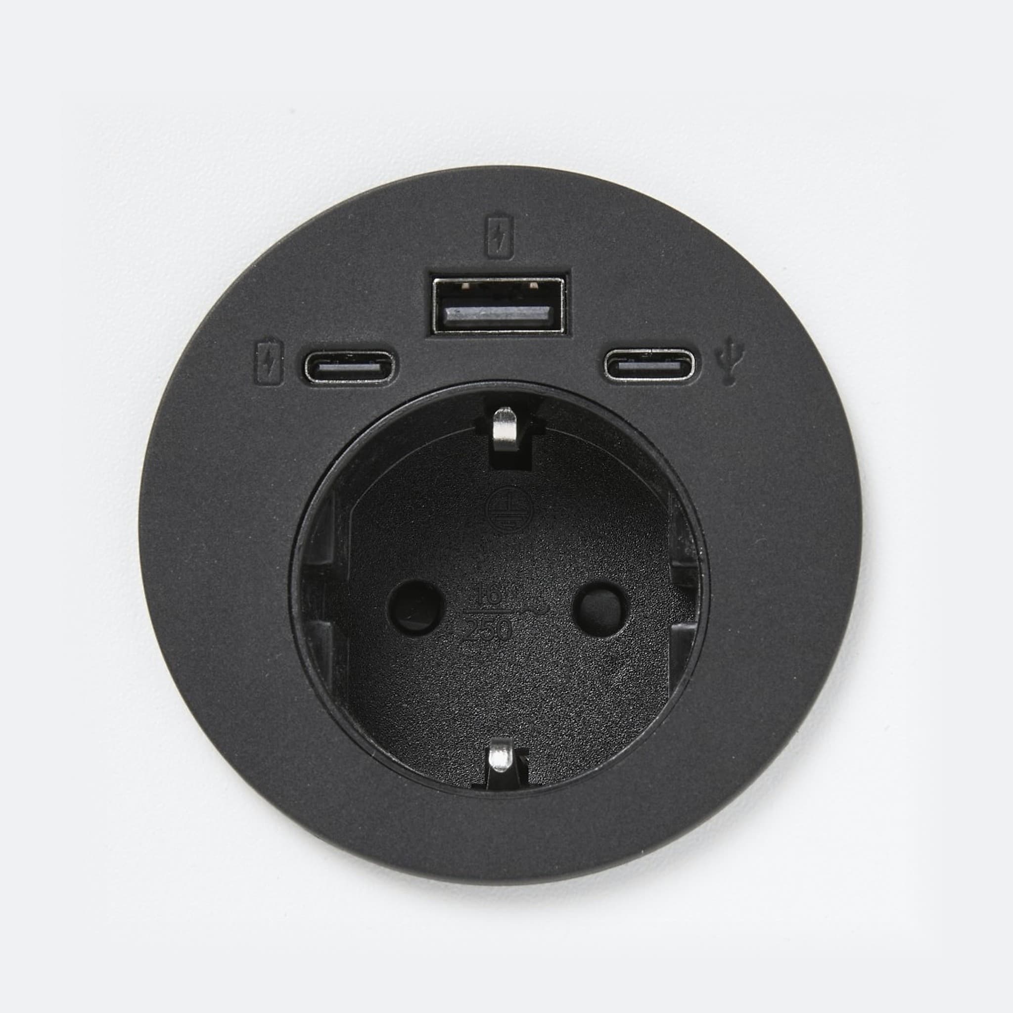 Inbouw powerbox Ø6 cm
