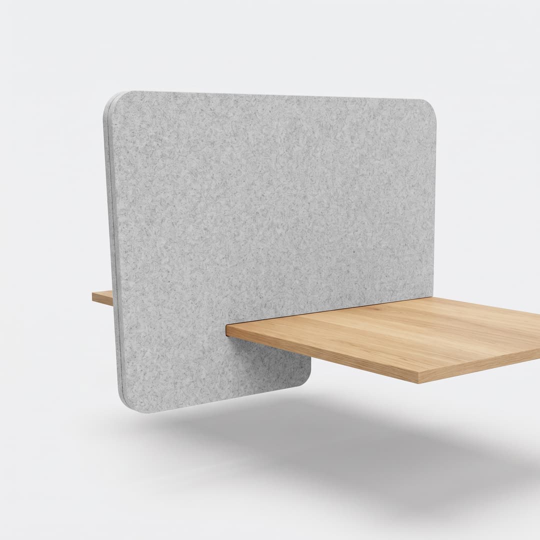 Divider 18 (9+9) mm – 550 × 350 mm, 12 Silver Grey