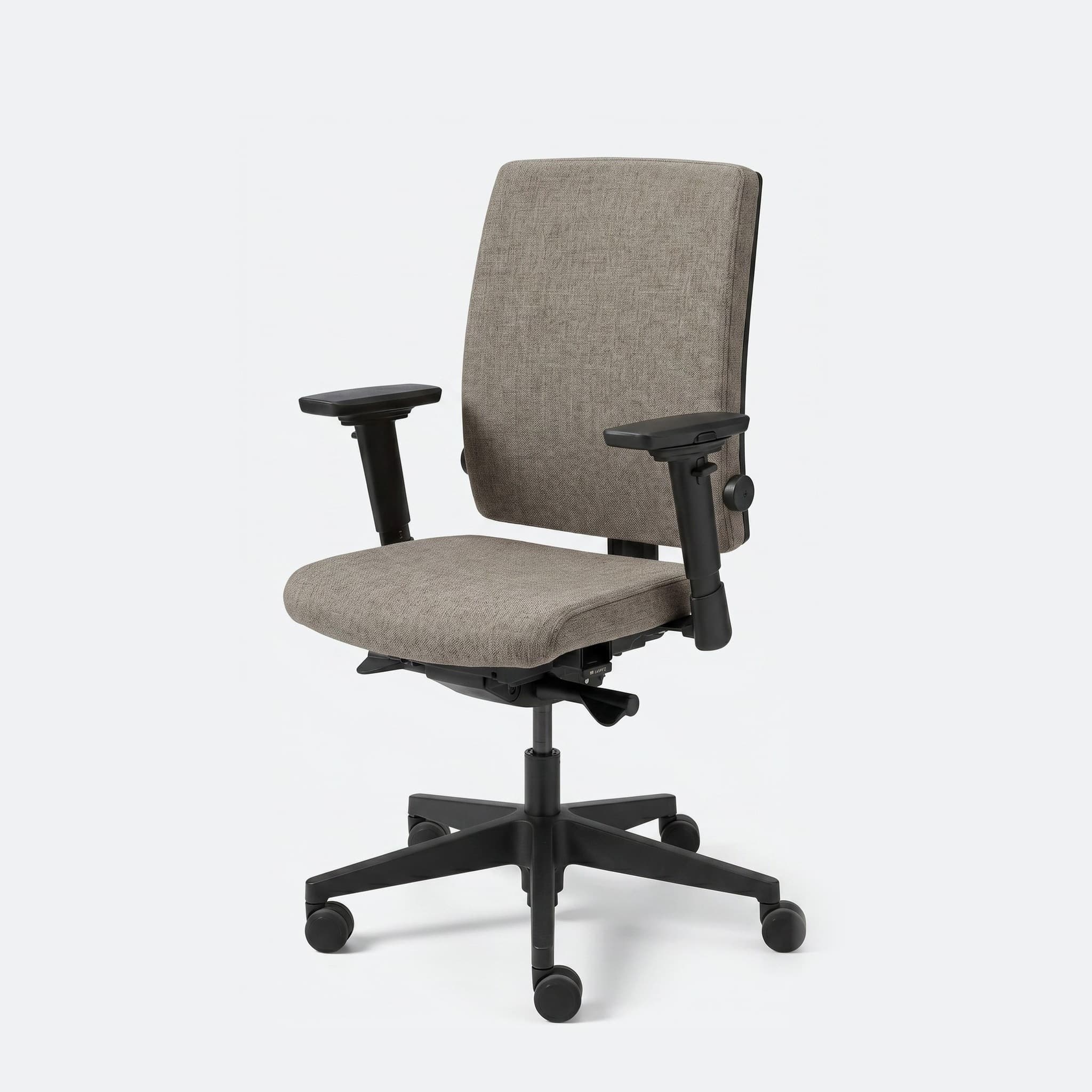 Ergonomische bureaustoel 'Como' — Taupe