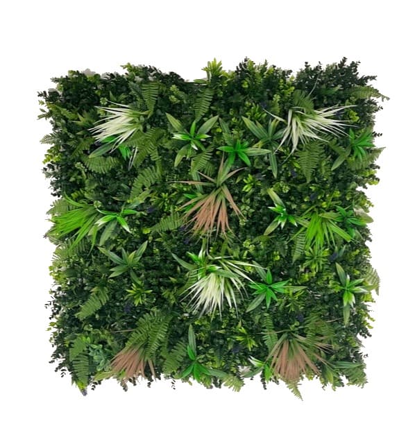 Kunsthaag grof blad Jungle bloem - 1m2