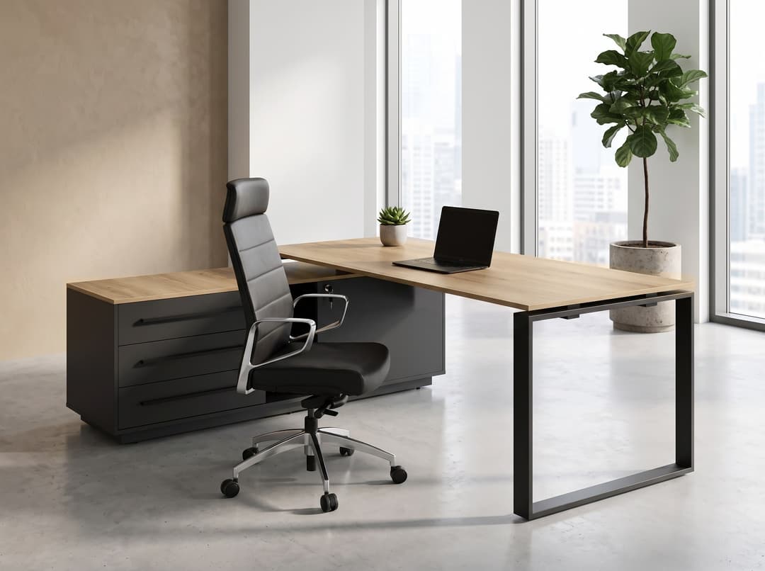 Directie bureau 'Matteo plus' 224x180cm