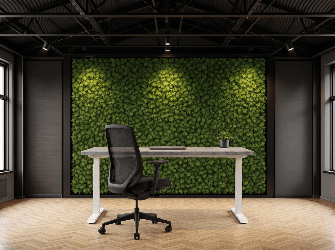 Verstelbaar Bureau Vamo T-poot 120x80cm Wit Oxyd