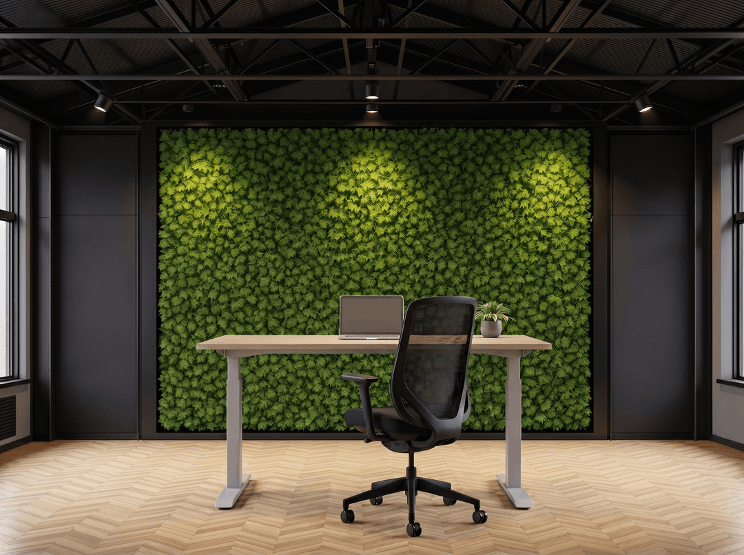 Verstelbaar Bureau Vamo T-poot 120x60cm Aluminium Wit